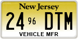 New Jersey, Vehicle Manufacturer (ABC 1234/1234 ABC)