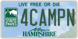 New Hampshire, Vanity Plates