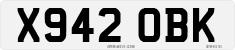 License plate of the United Kingdom, 1983 year system