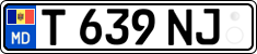 License plate of Moldova, Trailers (2015)
