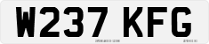 License plate of the United Kingdom, 1983 year system