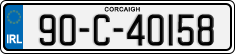 License plate of Ireland, Regular plates