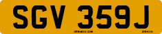 License plate of the United Kingdom, 1963 year system
