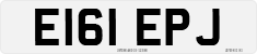 License plate of the United Kingdom, 1983 year system