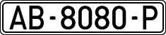 License plates of Spain, 1971 year series