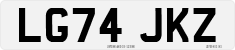 License plate of the United Kingdom, 2001 year system
