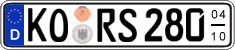 German license plate, Seasonal plates