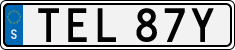 License plate of Sweden, Regular plates