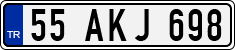 License plate of Turkey, Regular plates