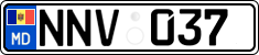 License plate of Moldova, Cars (2015)