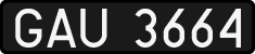 License plates of Poland, 1976 year system