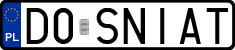License plates of Poland, Vanity Plates