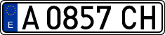 License plates of Spain, 1971 year series