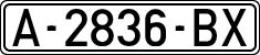License plates of Spain, 1971 year series