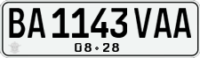 License plate of Indonesia, Regular plates