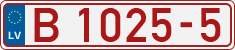 License plate of Latvia, Dealer