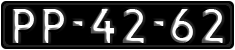 License plate of Portugal, Regular plates