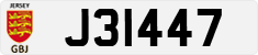 License plate of Jersey, Regular plates (J123456)