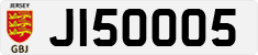 License plate of Jersey, Regular plates (J123456)