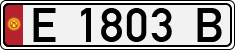 License plate of Kyrgyzstan, Private owners (1994)