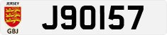 License plate of Jersey, Regular plates (J123456)