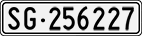 License plate of Switzerland, Cars