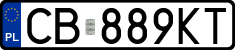 License plates of Poland, Regular car plates