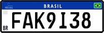 License plate of Brazil, Private owners (Mercosul)