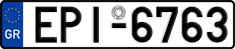 License plate of Greece, Cars
