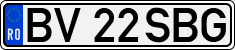 License plate of Romania, Regular plates