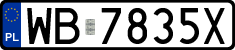 License plates of Poland, Regular car plates