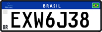 License plate of Brazil, Private owners (Mercosul)