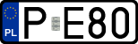 License plates of Poland, Regular car plates