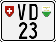 License plate of Switzerland, Motorcycles