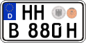 German license plate, Plates for oldtimers (type 