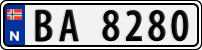 License plate of Norway, Trailers, motorcycles, special vehicles