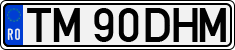 License plate of Romania, Regular plates