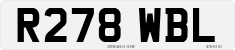 License plate of the United Kingdom, 1983 year system