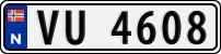 License plate of Norway, Trailers, motorcycles, special vehicles