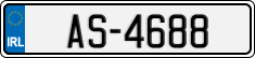 License plate of Ireland, Trailers