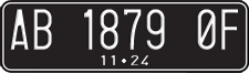 License plate of Indonesia, Regular plates