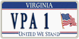 Virginia, Vanity Plates