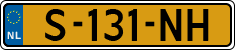License plate of the Netherlands, Cars