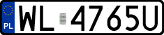 License plates of Poland, Regular car plates