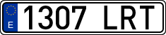 License plates of Spain, Ordinary (2000)