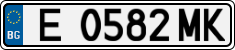 License plate of Bulgaria, Cars