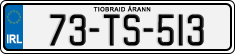 License plate of Ireland, Regular plates
