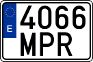 License plates of Spain, Ordinary (2000)
