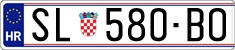 License plate of Croatia, Regular plates