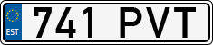 License plate of Estonia, Regular car plates